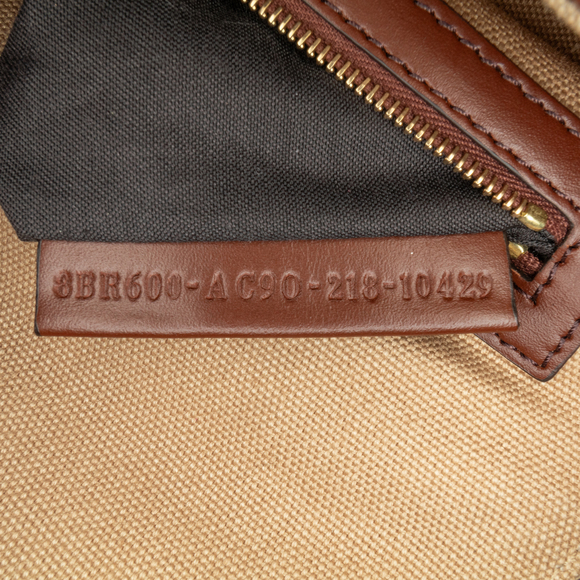 Pre-Loved Fendi Zucca Embroidered Canvas Baguette Satchel - Picture 7 of 11